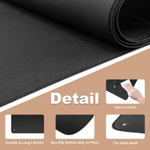 Close-up of the conductive carbon-fiber vegan leather surface and edge stitching